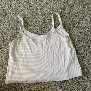 Brandy Melville Soft Pink Striped Camisole